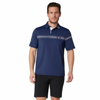 Callaway - Odessey Heren Block Golfpolo Navy