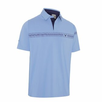 Callaway - Odessey Heren Block Golfpolo Lichtblauw