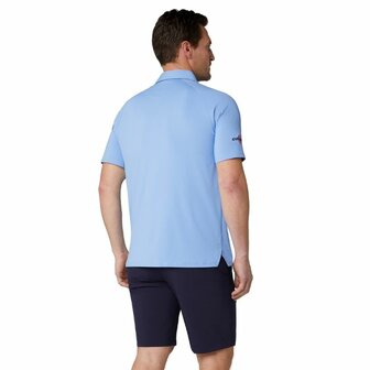 Callaway - Odessey Heren Block Golfpolo Lichtblauw
