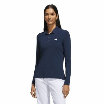 Adidas Ultimate 365 Climacool Langemouw Golfpolo Dames Navy