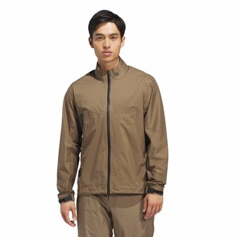 Adidas Heren Waterdichte Golfjas Clima Performance Khaki