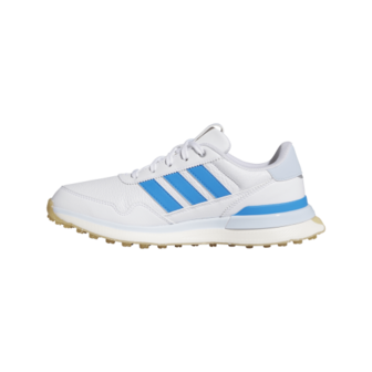 Adidas Dames S2G 26 Leather Spikeless Golfschoenen Wit-Blauw