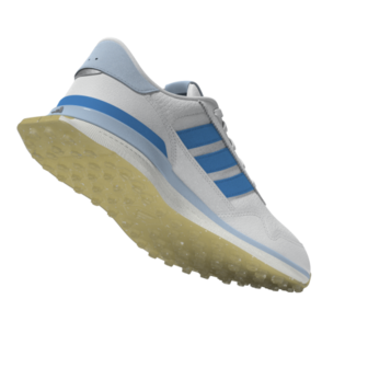 Adidas Dames S2G 26 Leather Spikeless Golfschoenen Wit-Blauw