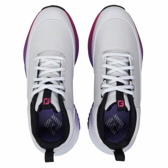 Footjoy Dames Golfschoenen Tour Rival Wit Pink