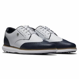 Golfschoenen Dames Footjoy Traditions Wit Navy