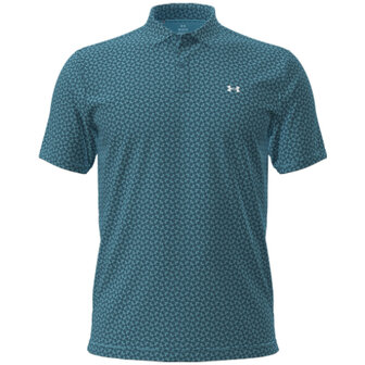 Under Armour T2G Pique Polo Print Diagonal Hearbeat