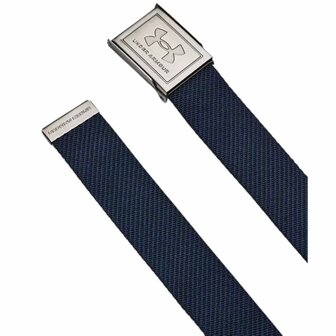 Under Armour Webbing Heren Golfriem &ndash; Marineblauw/Khaki