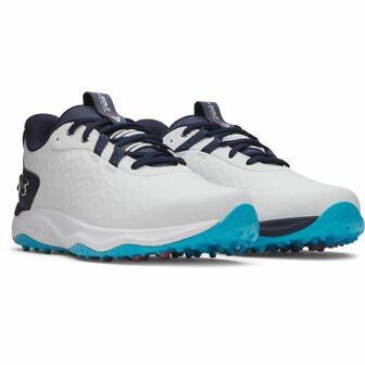 Under Armour Drive Pro Clone Sl Wit Navy Heren Golfschoenen