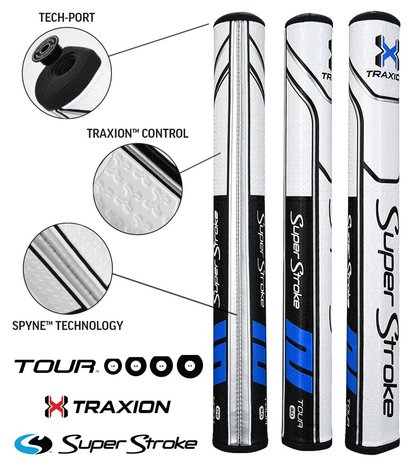 Super Stroke Traxion Tour 3.0 Wit Rood