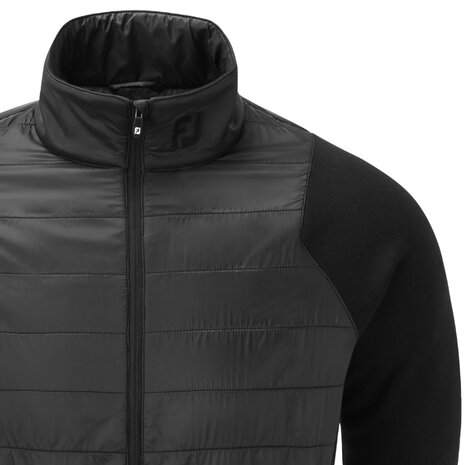 Footjoy Jersey Quilted Jacket Black