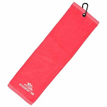 Cobra Tri Fold Golf Handtuch Pink