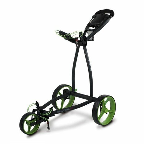 Big Max Blade IP Zwart Lime Golftrolley