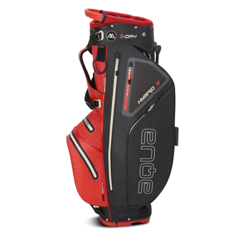 Big Max  Aqua Hybrid 3 Stand Bag Red Black