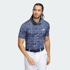 Adidas Lines Jaquard Polo Cre Navy