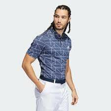 Adidas Lines Jaquard Polo Cre Navy