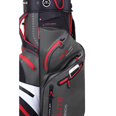 Cartbag Big Max Silencio 2 Dri Lite  Charcoal Black Red