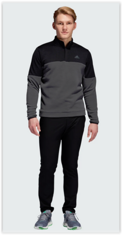 Adidas DWR BLK Quarter Zipp Sweater Black Grey