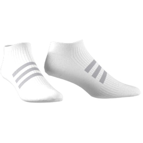 Adidas Dames Comfort Korte Golfsokken Wit Grijs