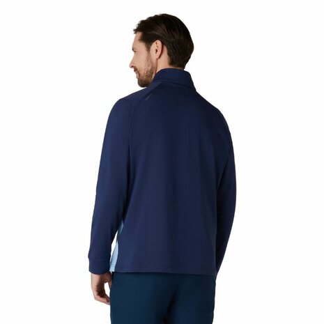 Callaway Colour Block 1/4 Zip Base Layer Golf Top Peacoat