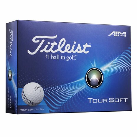 Titleist Tour Soft Alignment 360 Golfballen Wit 2025