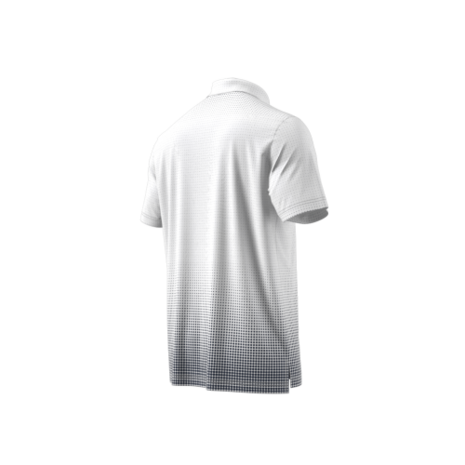 Adidas Heren Golfpolo Go To Rise Print Wit