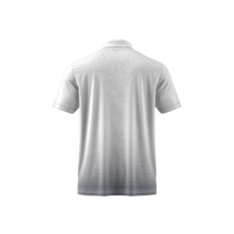 Adidas Heren Golfpolo Go To Rise Print Wit