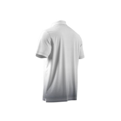 Adidas Heren Golfpolo Go To Rise Print Wit