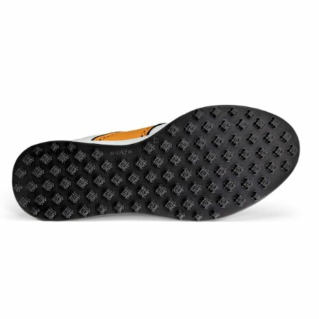 Ecco M Golf S-Casual Heren Golfschoenen Wit Geel Zwart