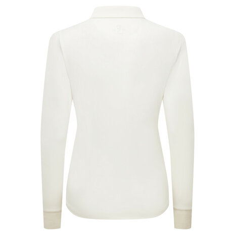 Footjoy ThermoSeries  Langemouw Golfpolo Off White