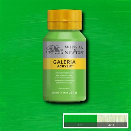 Galeria 483 Acrylverf Permanent Green Light 500ml