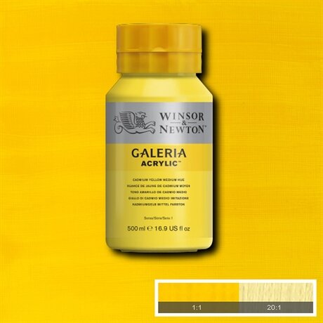 Galeria 120 Acrylverf Cadmium Yellow Medium Hue 500ml
