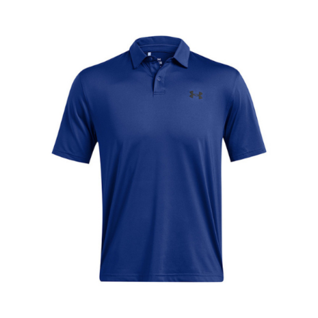Under Armour T2G Heren Golfpolo Photon Blue Navy
