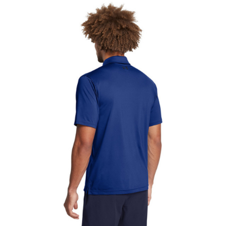Under Armour T2G Heren Golfpolo Photon Blue Navy