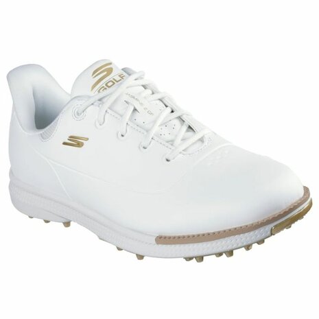Skechers Go Golf Jasmine 2GF Dames Golfschoenen Wit Goud