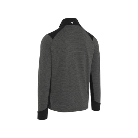 Callaway Soft Touch Blocked 1/4 Zip Pullover Donkergrijs Heren