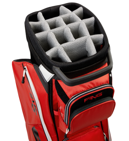 Ping Cartbag Traverse Rood Zwart