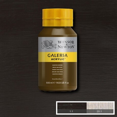 Galeria 676 Acrylverf Vandyke Brown 500ml
