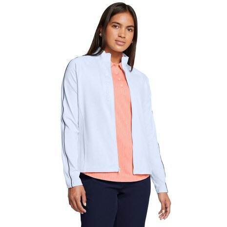 Dames Midlayer Under Armour FZ Nimbus Blue Maat S