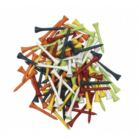 Legend Gekleurde Tees 70 mm 30 stuks