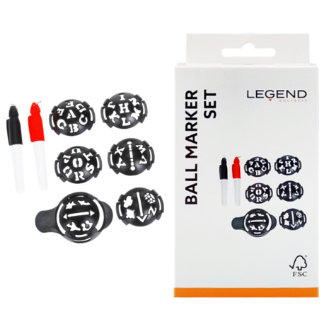 Legend Ball Marker Set Deluxe