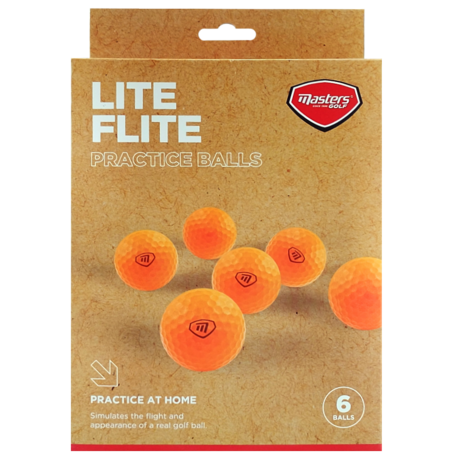 Masters LiteFlite Practice Balls Orange