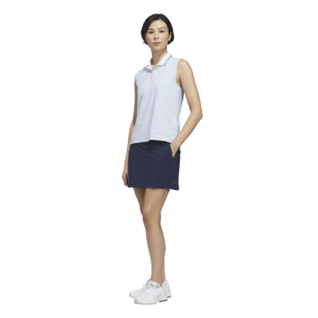 Adidas W BTC Twist Mouwloze Dames Polo Lichtblauw