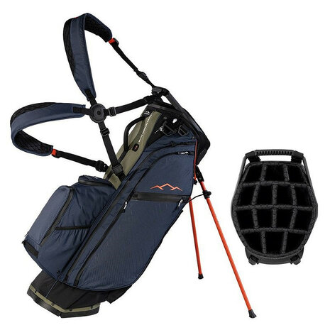 Sun Mountain E 4-5 H2NO Lite 14-Way Navy Olive Zwart