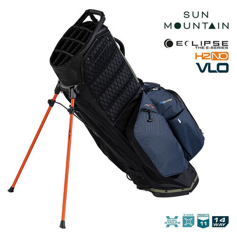 Sun Mountain E 4-5 H2NO Lite 14-Way Navy Olive Zwart