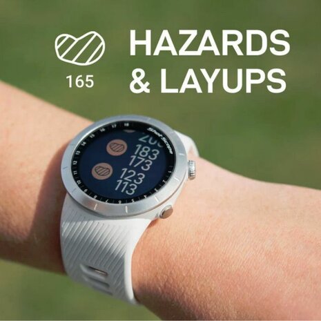 Shot Scope Premium GPS Golf Golfhorloge X5 Incl. 16 Tags Wit