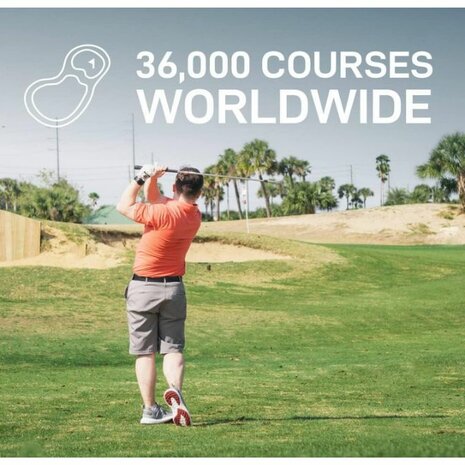 Shot Scope Premium GPS Golf Golfhorloge X5 Incl. 16 Tags Wit