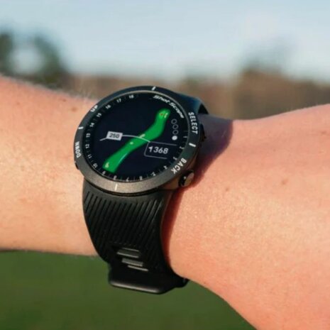 Shot Scope Premium GPS Golf Golfhorloge V5 Zwart Incl. 16 Tracking Tags