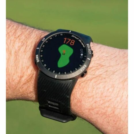 Shot Scope Premium GPS Golf Golfhorloge V5 Zwart Incl. 16 Tracking Tags
