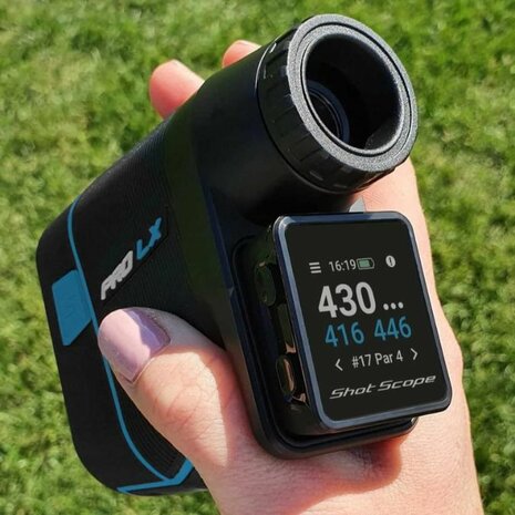 Shot Scope Pro LX Rangefinder + Tracking Set 16