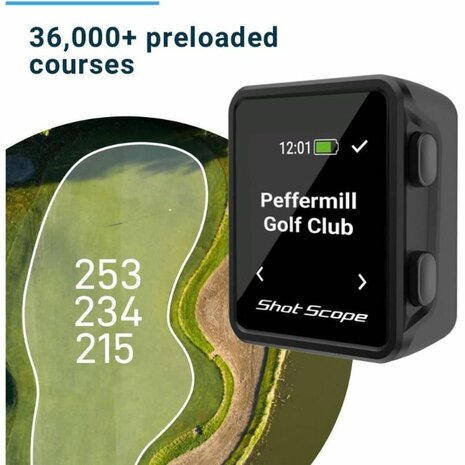 Shot Scope Pro LX Rangefinder + Tracking Set 16